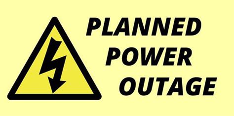 Brief Power Outage Planned For Thursday News
