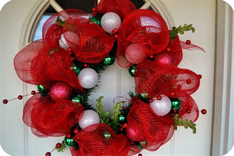 The Sparacino Chronicles Christmas Deco Mesh Wreath Tutorial