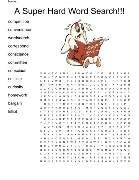 A Super Hard Word Search Wordmint