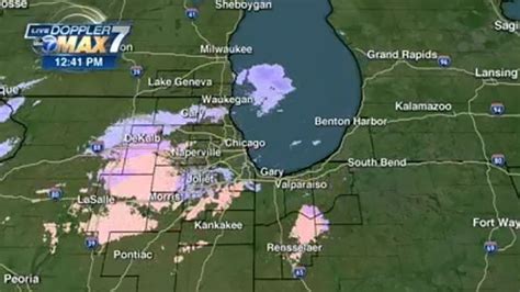 Abc 7 Chicago в Twitter Live Radar Winter Weather Advisory In Effect