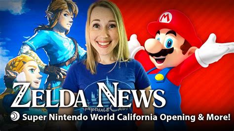 zelda news super nintendo world california opening and more youtube