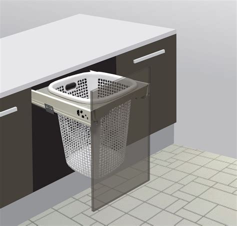 Drawer runners (make sure these are heavy duty and can hold a significant weight, we used these ones by kaboodle from bunnings). KLH6000 Kimberley Concealed Pull Out Laundry Hamper