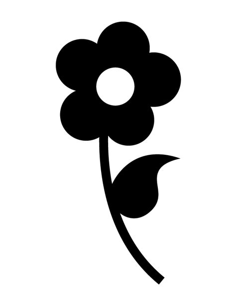 Flower Silhouette Images Free Download On Clipartmag