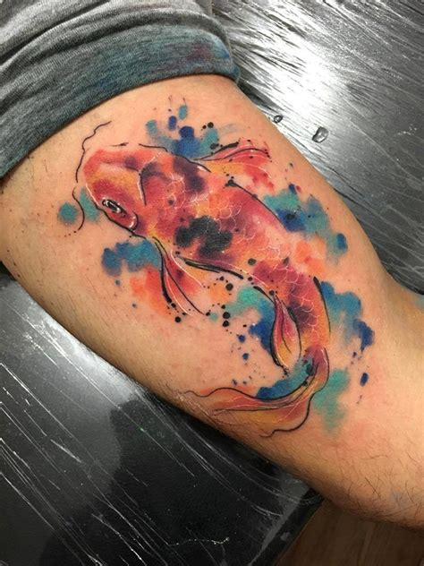 Javi Wolf Pisces Tattoos Cover Up Tattoos Watercolor Tattoo