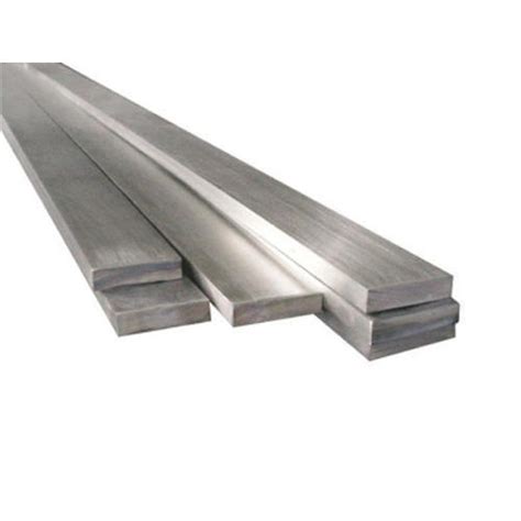 Rectangle Polished Stainless Steel Flat Bar Size 400 2000 Mm Length
