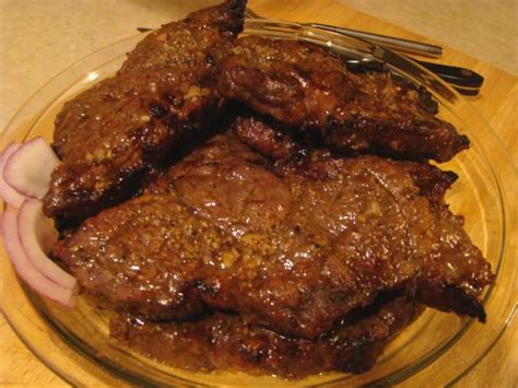 Place beef chuck should steak in plastic bag; Grilled Chuck Steak Recipe - Food.com