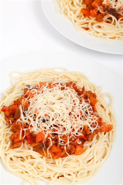 Spaghetti Bolognese Portion Free Stock Photo - Public Domain Pictures