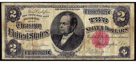 1891 2 Treasury Note