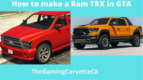How To Build A Ram Trx In Gta 5 Online Youtube