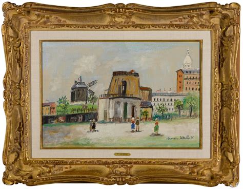 Maurice Utrillo Tour Du Philosophe Et Moulin De La Galette