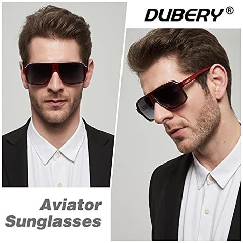 Dubery Mens Oversized Aviator Sunglasses Classic Large Polarized Lens Shades D103 Pricepulse