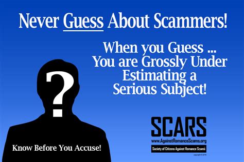 scars ™ rsn™ anti scam poster