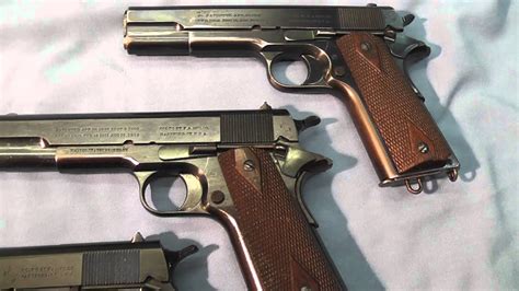 Colts Model 1911 Pistol 45 Acp Us Ordnance Inspection Marks And