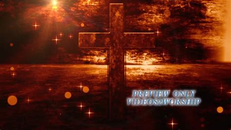 Easter Grunge Cross Worship Motion Background Videos2worship Church