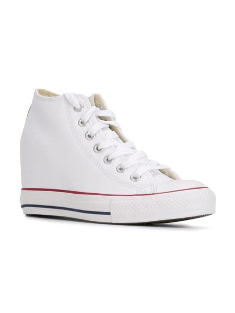 Converse Chuck Taylor All Star Lux Wedge Sneakers In White Lyst