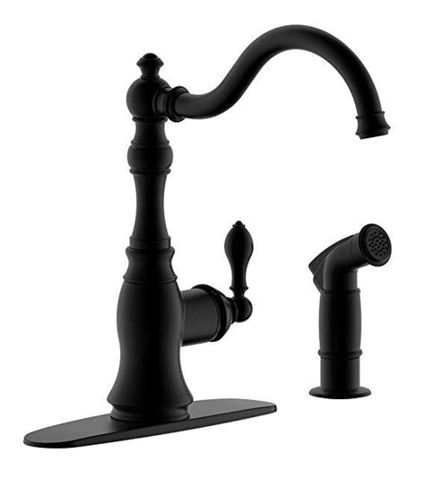 With a faucet designed for installation in front of a window, you can open the window. Derengge KF-6832-MT 8" Single Handle Kitchen Faucet with ...