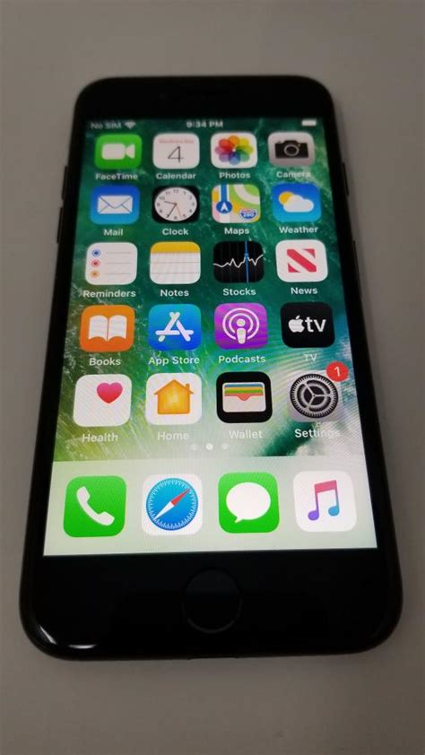 Apple Iphone 7 128gb Jet Black Verizon Smartphone A1660