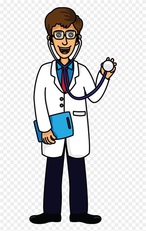 Doctor Picture For Kids - Drawing Of A Doctor - Free Transparent PNG
