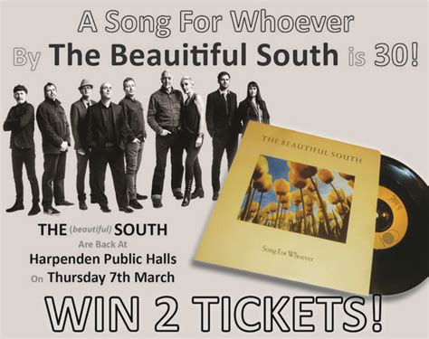 Win Tickets The South Featuring Members Of The Beautiful South The