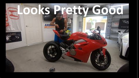 Sport bike passenger's foot peg removal. Ducati Paniigale V4 Rear Seat Install - YouTube