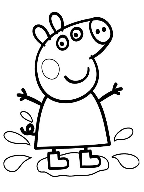 Dibujos Para Pintar Peppa Dibujos Para Pintar