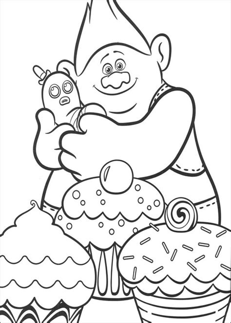 ¡los dibujos para colorear no son solo cosa de niños! Trolls - Dibujosparacolorear.eu