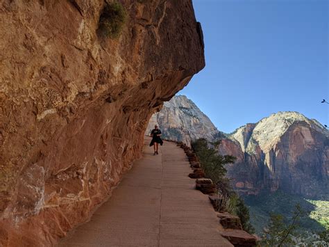 Great Hike On The West Rim Trail At Zion Nationalpark