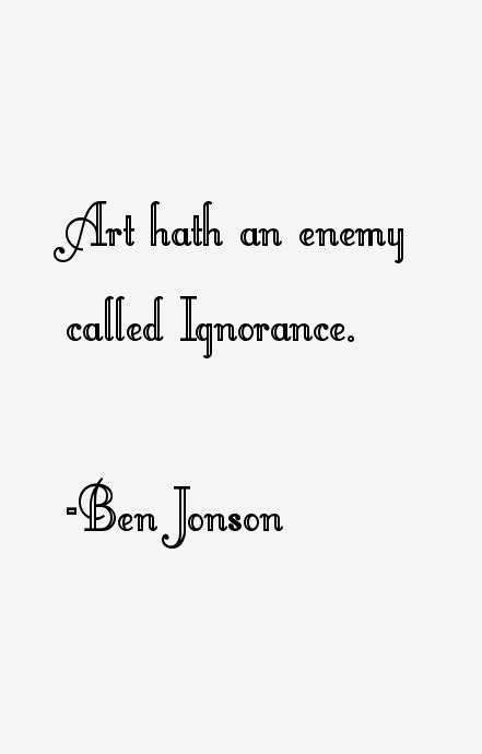 Ben Jonson Quotes And Sayings