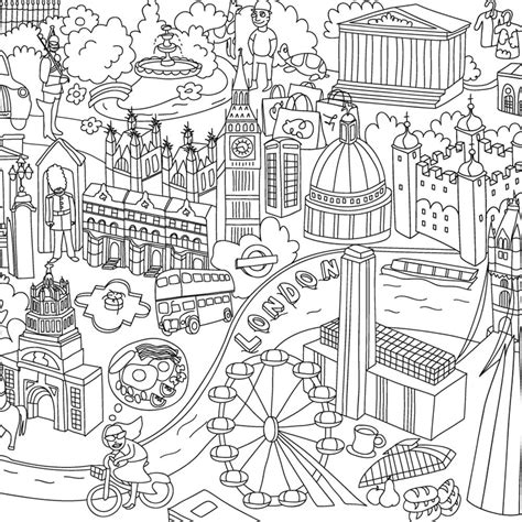 Coloriage géant Paris OMY  Jeux, jouets, loisirs Enfant  Smallable