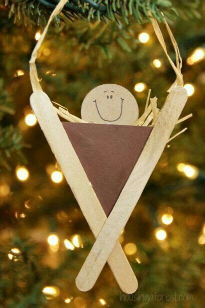 49 Ideas Craft Popsicle Stick Christmas Ornament For 2019 Nativity
