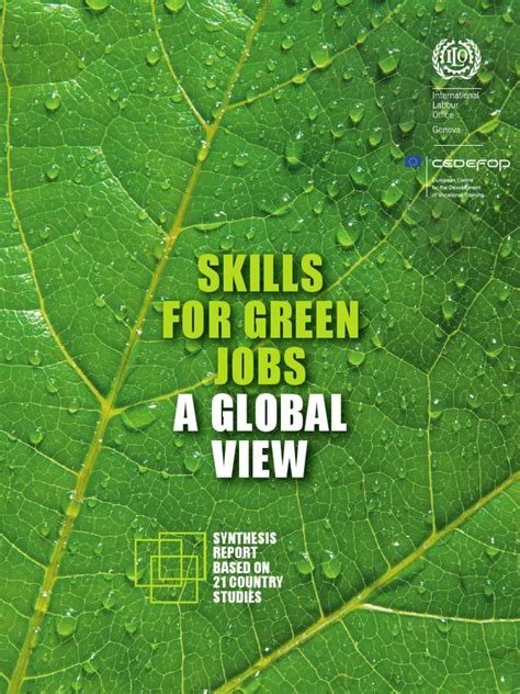 Skills For Green Jobs Global View International Labour Organization