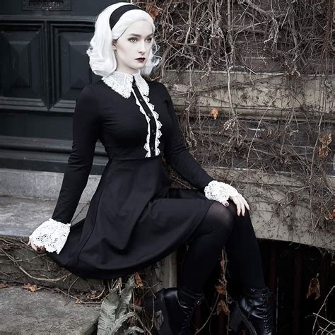 Pin by Cricket on The Witch | Goth fashion, Collar dress, Fashion