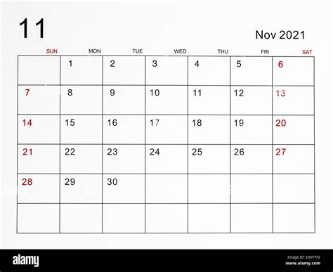 Simple 2021 Year Calendar Week Immagini E Fotos Stock Alamy
