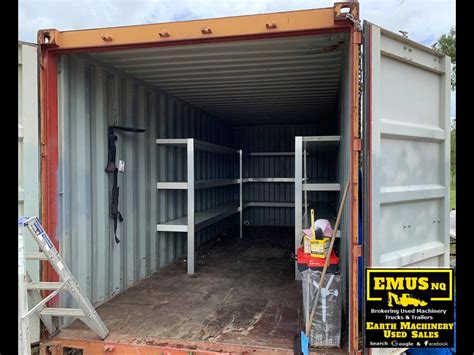 20ft Shipping Container Insulated Panel Shelving For Sale