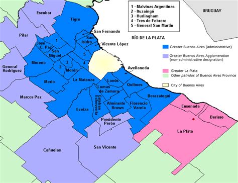 El área metropolitana de buenos aires es una delimitación utilizada por el indec (2003) que incluye a la ciudad de buenos aires y 24 partidos del gran buenos aires. Gran Buenos Aires - Wikipedia