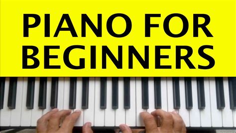 Piano Lessons For Beginners Lesson 1 How To Play Piano Tutorial Easy