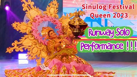 Sinulog Festival Queen 2023 Solo Performance Runway Competition