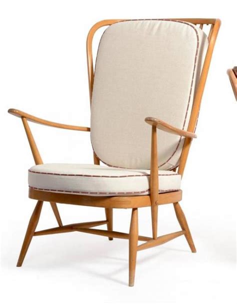 A 1970s Ercol 478 Windsor High Back Easy Chair Designed By Lucian R