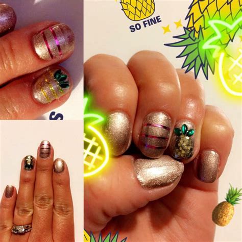 Summer Pineapple Nail Designs Nails Pineapple Nail Design