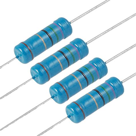 100x 75 Ohm 3w Axial Metal Film Resistors 3 Watt 1
