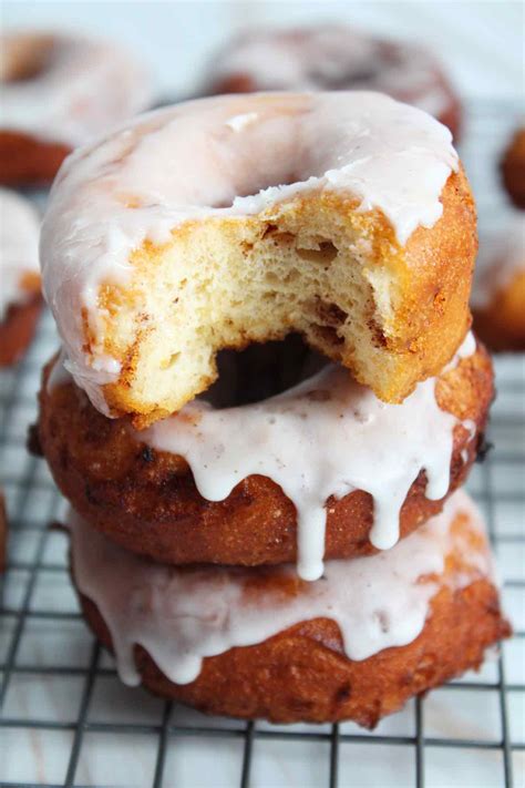 Easy Cinnamon Roll Donuts The Six Figure Dish