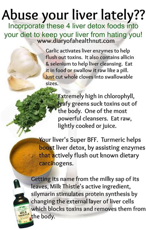 4 Liver Detox Foods Health And Happiness Pinterest