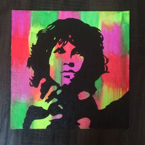 Commissioned Jim Morrison Acrylic Painting By Pooja Shah