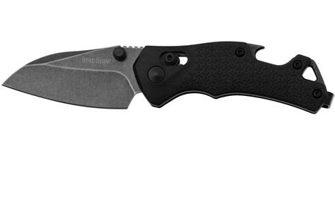 Kershaw Craze 8337 DuraLock, Blackwashed 8Cr13MoV, Black Nylon pocket