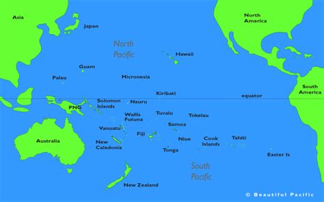The South Pacific Islands Beautiful Pacific