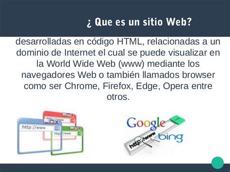 Sitios Web