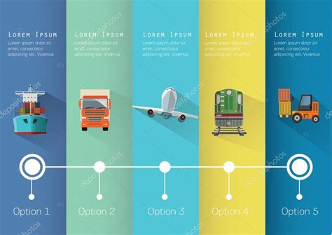 Transport And Shipping Infographic Stock Vector Image By ©nucleartrash
