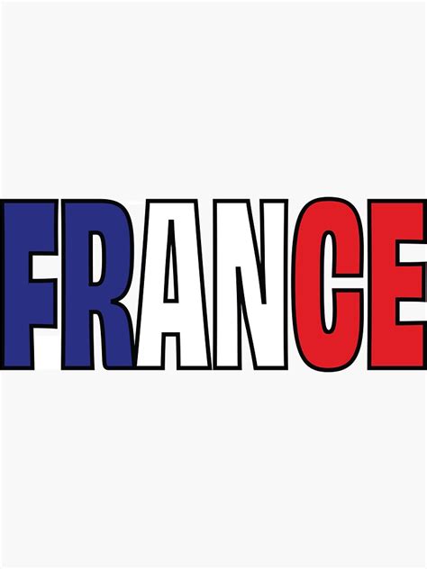 France National Flag Name Design Show Your Patriotism French Flag