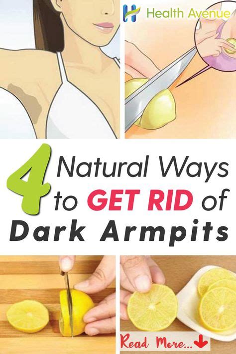 4 Natural Ways To Get Rid Of Dark Armpits Dark Armpits Dark