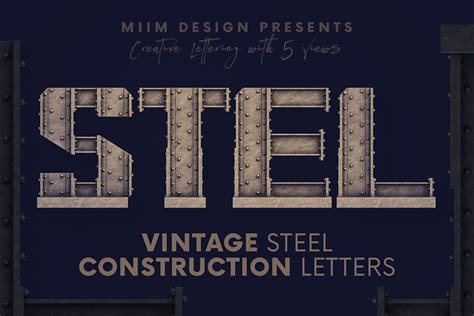 Vintage Steel Construction 01 — Discounted Design